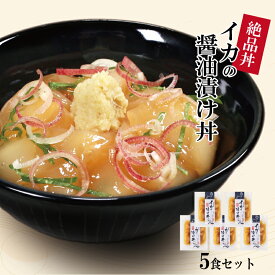 海鮮丼 セット 海鮮丼の具 5袋詰合せ 国産 イカの醤油漬け丼 イカ 烏賊 高知 漬け魚 海鮮茶漬け お茶漬け ギフト 海鮮グルメ 魚漬け丼 5食セット おつまみ ごはんのお供 食べ物 冷凍 送料無料 贈答 プレゼント お祝い 内祝い お返し 父の日ギフト 夏ギフトお中元