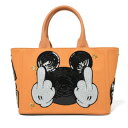 【送料無料】Cielo VELITa(シエロ ベリータ)　スパンコールワッペントートバッグ ORANGE