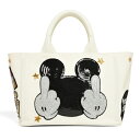 【送料無料】Cielo VELITa(シエロ ベリータ)　スパンコールワッペントートバッグ　WHITE