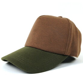 大きいサイズ メンズ 帽子 コットン キャップ BIGWATCH(ビッグワッチ) ブラウン/グリーン マルチカラー アースカラー C-06 春 夏 秋 UVケア 2020