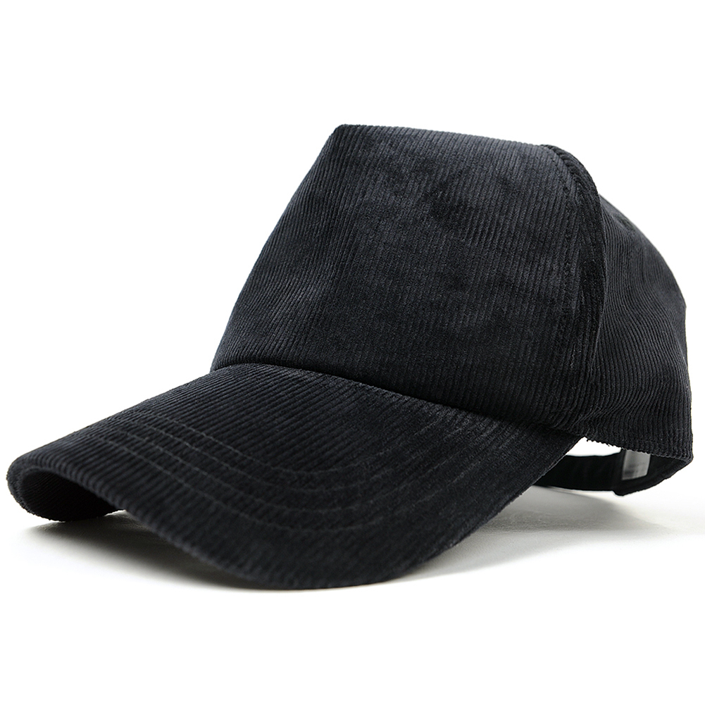 大きいサイズ メンズ 帽子 XL コーデュロイ キャップ BIGWATCH正規品 黒 オールブラック ビッグサイズ ビッグワッチ 春 夏 秋  UVケア creak