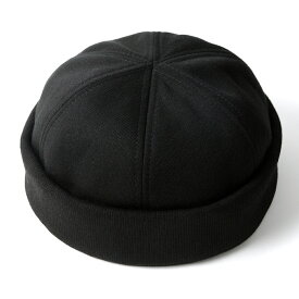 大きいサイズ 帽子 BIGWATCH正規品 サグキャップ ビッグワッチ ブラック 黒 ショートワッチ ロールキャップ コットン100％ THG-01