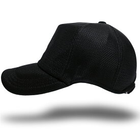 大きいサイズ 帽子 ゴルフ メンズ メッシュキャップ BIGWATCH 黒 CPMG-10R 春 夏 秋 UVケア