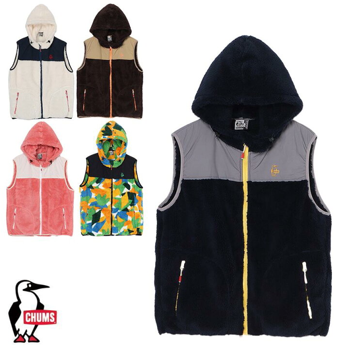 楽天市場】チャムス CHUMS 正規品 エルモフリースベスト フリース 