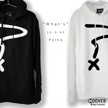 COOVER/スウェット/WHATSパーカー/12.0OZ/ヘビーウェイト/ビッグシルエット/XXLサイズ