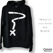 COOVER/スウェット/WHATSパーカー/12.0OZ/ヘビーウェイト/ビッグシルエット/XXLサイズ