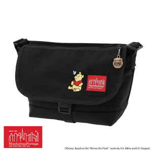 }nb^|[e[W & Xk[s[/Manhattan Portage ܂̃v[ fBYj[ NYLON MESSENGER BAG JR SLIM FZP 500D CORDURA 25 / POOH X MP1605JRSFZP500PH25 bZW[obO