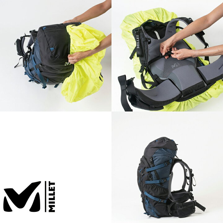 楽天市場】MILLET ミレー サースフェー60+20 BLACK/NAVY MIS0637 長 
