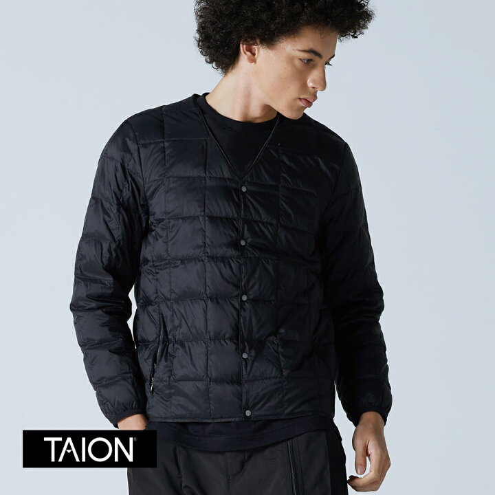 楽天市場】TAION タイオン正規品 UNISEX Vネック ボタン インナー 