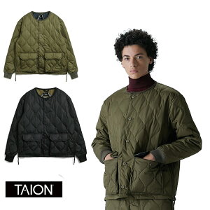 TAION �^�C�I�����K�i UNISEX �~���^���[ �I�[�o�[�J�[�f�B�K�� �_�E���W���P�b�g �L�����v �y�� �h�� �p�b�J�u�� ���[�ܕt TAION-104PML-1