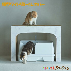 ☆新商品価格☆　猫の爪とぎ　猫トイレカバー（横ワイド型用）【くらふと工房クレアル 猫 つめとぎ 爪とぎ 爪磨き 爪みがき 猫用品 段ボール 遊び おしゃれ オシャレ ユニーク かわいい】