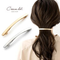 本日限定★全品ポイント5倍！バレッタ ヘアクリップ レディース 大きめ ヘアアクセサリー メタル ヘアラ…