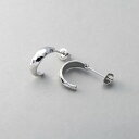 【全品送料無料×P最大47倍！】シルバー925 ピアス 金属アレルギー silver925 sv925 刻印あり レディース メンズ たたき加工 c型 大人 シンプル ゴールド シルバー ピンクゴールド outlet