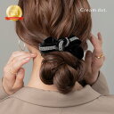 楽天ランキング1位！【ゆうパケット送料無料】 シュシュ リボン ベロア ベルベット 光沢感 ラインストーン ヘアゴム …