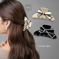 【一部予約：8月下旬】最大50%OFF×全品送料無料！【定形外郵便】バンスクリップ ヘアクリップ リボン ア…