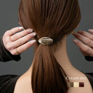 【一部予約：10月上旬】2点10%OFFクーポン配布中！【金属アレルギー対応】ヘアゴム マーブル模様 メタル …