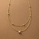 【全品送料無料×P最大47倍！】 ステンレス製 ネックレス 金属アレルギー つけっぱなし サージカルステンレス レディース ショート チェーン ビジュー 一粒 メタルボール 2連 重ねづけ風 ステーションチェーン 大人 華奢 ゴールド outlet