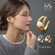 【サージカルステンレス】イヤーカフ 金属アレルギー対応 つけっぱなし ステンレス レディース イヤカフ …