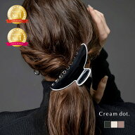 【定形外郵便】バンスクリップ ヘアクリップ レディース ヘアアクセサリー バイカラー パイピング 大きめ…