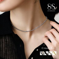 【サージカルステンレス】ネックレス 金属アレルギー対応 つけっぱなし ステンレス レディース ショート …