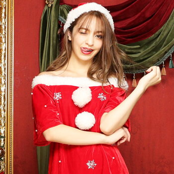 【即納スピード便】サンタコスプレサンタコスクリスマスサンタクロースコスチューム衣装セクシーパーティ大きいサイズワンピースドレスワンピコス長袖半袖サンタコスプレサンタコスチュームセクシーサンタ帽子赤レッドホビーコスプ激安