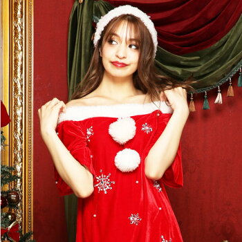 【即納スピード便】サンタコスプレサンタコスクリスマスサンタクロースコスチューム衣装セクシーパーティ大きいサイズワンピースドレスワンピコス長袖半袖サンタコスプレサンタコスチュームセクシーサンタ帽子赤レッドホビーコスプ激安