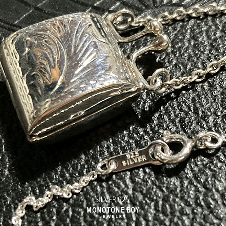楽天市場】シルバー925 高品質 シルバー がま口 ロケット ネックレス 
