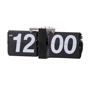 ȁ@v@NbN@VvŃX^CbVAgfUCFLIP CLOCK@킢@W36cm×D8.5cm×H14cm@AZCLK-118BK