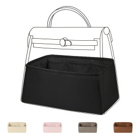 DGAZ Hermes ヘルメス エールバッグ Her Bag バッグインバッグ インナーバッグ バッグピロー 高級シルク サテン トートバッグ用 ブランドバッグ保護 収納 整理整頓 形崩れない baginbag エールバッグ31/エールバッグ39/50