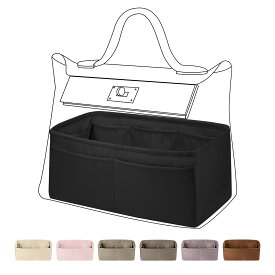 DGAZ Hermes ヘルメス ケリー2424 kelly2424 ケリーラキ lakis バッグインバッグ インナーバッグ バッグピロー 高級シルク サテン トートバッグ用 ブランドバッグ保護 収納 整理整頓 形崩れない baginbag ケリー2424 ケリーラキ