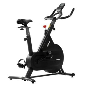 EVOLGEAR-スピニングバイク極静音マグネット式エアロバイクスピンバイクフィットネスバイクサドル&ハンドル調節可能家庭用無段階調節組み立て簡単キャスター付きトレーニングバイク安…