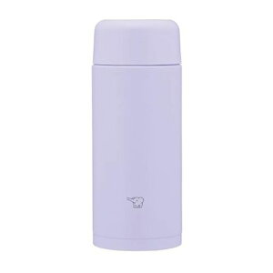 象印水筒250ml【持ちやすいスリムタイプ】食洗機対応シームレスせん洗う点数2点コンパクト保温・保冷スクリューマグライラックパープルSM-MS25-VM