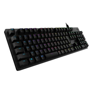 LogicoolGゲーミングキーボードG512r-TC有線タクタイル茶軸確かな打鍵感GXスイッチ日本語配列LIGHTSYNCRGBUSBパススルーゲーミングキーボードメカニカルキーボードG512PCwindow
