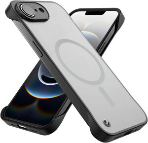 iphone16e/17e �P�[�X �t���[�����X �}�O�Z�[�t �P�[�X frameless magsafe case �V�^ ���^ �y�� ���΂݂Ȃ� �����Y�ی� �X���� �O���b�v�� �����₷�� ���C�����X�[�d MagSafe�Ή� 6.1�C���` �A�C�t�H��