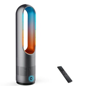 FUXNGZIセラミックヒーター【暖房と扇風機を一体化&1台で四季の悩み解消!】電気ファンヒーター暖房器具省エネ電気ストーブセラミックファンヒーター40W/1100W3段暖風・8段送風暖房2秒速熱9H…