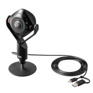 �T�����T�v���C �X�s�[�J�[����360�xWeb�J���� ��c�p �}�C�N���� AI�����ǔ� USB-A/USB Type-C���Ή� CMS-V71BK