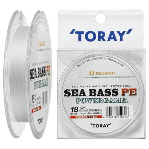 ����(TORAY)�V�[�o�XPE�p���[�Q�[��150m1��18lb�z���C�g