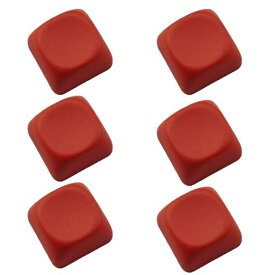 Stoooduoキーキャップ6個セットユニバーサルキーボードの交換アクセサリーPBT素材MOA高さ丸角十字XDA機械的キーボード用MXスイッチオレンジ