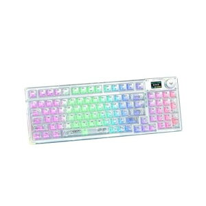 OUSEITECH F98pro �Q�[�~���O�L�[�{�[�h �����L�[�{�[�h �z�b�g�X���b�v���J�j�J���L�[�{�[�h �e���L�[ ���C�����X �s���N �����L�[�L���b�v RGB�o�b�N���C�g 95�L�[ Android/OS/Mac/Windows�Ή�