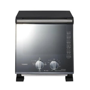 TWINBIRD(�c�C���o�[�h)�g�[�X�^�[�I�[�u���g�[�X�^�[2���Ă����^����21cm960W4�i�K�ؑփR���p�N�g�~���[�f�U�C����l��炵�V�������u���b�NTS-D037PB