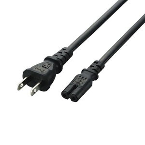 ELECOM�m�[�gPC�d���P�[�u��/2pin-2pin/�X�g���[�g/2mT-PCM220S