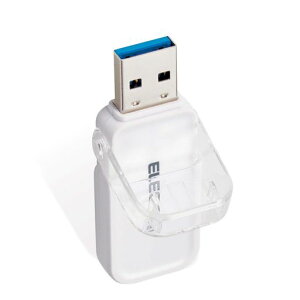 �G���R�� USB������ 64GB USB3.0 3.1 (Gen1) �Ȃ����Ȃ��L���b�v �z���C�g MF-FCU3064GWH