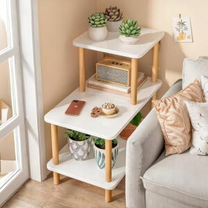 NAYIV�T�C�h�e�[�u���ؐ�3�i�\�t�@�e�[�u���i�C�g�e�[�u���T�C�h�{�[�h�X�i�b�N���b�N�{�I�x�b�h�T�C�h�L���r�l�b�g60x30x75cm�V�����Ȃ���3�i�^�C�v���őω׏d���������t�����ȒP�Łc