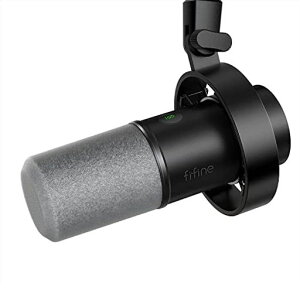 FIFINE �_�C�i�~�b�N�|�b�g�L���X�g�}�C�N USB/XLR�ڑ��\ �J�[�f�B�I�C�h�p�^�[���P��w���� USB�P�[�u���t�� PC/�v���X�e/�T�E���h�J�[�h/�~�L�T�[�Ή� �C���z���o�͒[�q�t�� �����^�b�`�c