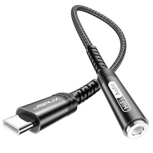 JSAUX �^�C�vc �C���z���W���b�N USB Type C to 3.5mm���X�^ �w�b�h�z���W���b�N �A�_�v�^�[ USB C - Aux�I�[�f�B�I�h���O���P�[�u���R�[�h iPhone 16/16 Plus/16 Pro/16 Pro Max