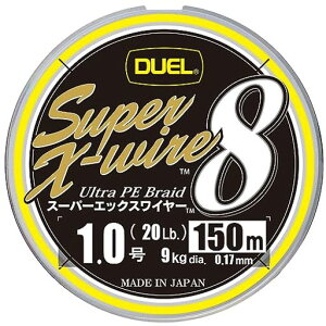 DUEL(�f���G��)PE���C���ނ莅�X�[�p�[�G�b�N�X���C���[8�y���C���ނ胉�C���ދ���x�����x�z1.0��150m5�F/�C�G���[�}�[�L���OH3605N-5CR