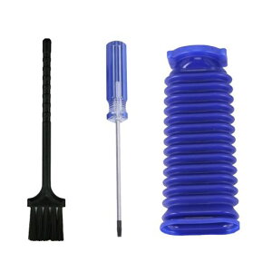 DFsucces掃除機の交換部品青いホース蛇腹工具セット3個入りパーツヘッド修理分解組立ドライバー&ブラシ付きV6シリーズ対応家庭掃除機用