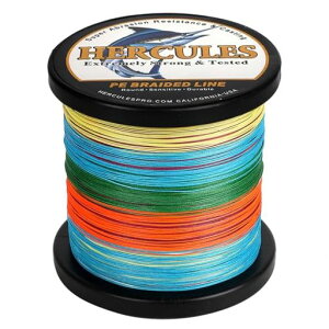 ヘラクレス(HERCULES)PEライン釣り糸8本編み釣りライン15色コシが強い遠投peX8釣りライン高強度高感度釣糸耐久性汎用性伸びないアジングエギング8本撚り投げ釣り釣糸peラインマルチカラー[3号