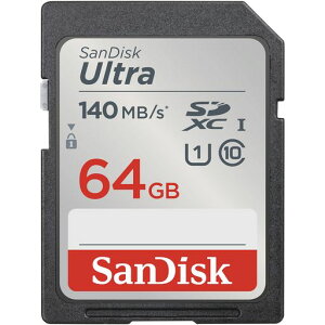 SanDisk64GBUltraSDXCUHS-IMemoryCard-Upto140MB/sC10U1FullHDSDCard-SDSDUNB-064G-GN6IN