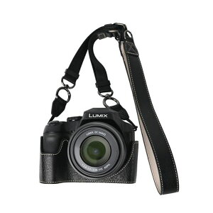 VOVMOEYA�J�����P�[�XForPanasonicLumixDC-FZ80D/FZ82D/FZ85D�AFZ80D/FZ82D/FZ85D�{�f�B�P�[�X�APU���U�[D��l�W���t���A��ʊJ�A�d�r�����A�S�ʕی�A�X�g���b�v�t��-�u���b�N